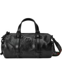 Gucci Bestiary Carry-on Duffle With Tigers in Black for Men