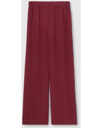 Gucci - Silk Crêpe De Chine Pants - Lyst