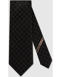 Gucci - Gg Silk Tie, Silk - Lyst