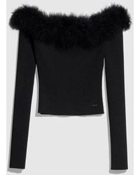 Gucci - Rib Viscose Off-The-Shoulder Top, Size L, Ready-To-Wear - Lyst
