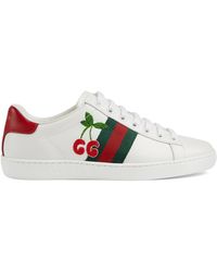 gucci white trainers