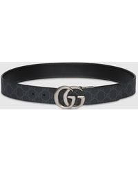Gucci - Gg Marmont Reversible Belt, Size 75, Fabric - Lyst