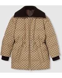 Gucci - Gg Canvas Puffer Jacket - Lyst
