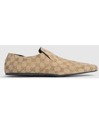 Gucci - Cupertino Loafer, Gg Canvas - Lyst