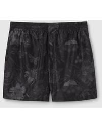 Gucci - Printed Nylon Swim Shorts - Lyst
