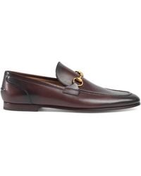 Gucci Mocasines de piel Jordaan - Marrón