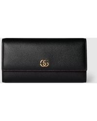 Gucci - Bi-Color Gg Marmont Continental Wallet, Leather - Lyst