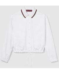 Gucci - ドローストリング コットンポプリン シャツ, ホワイト, ウェア - Lyst
