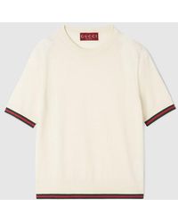 Gucci - Extra Fine Cashmere Silk Top - Lyst