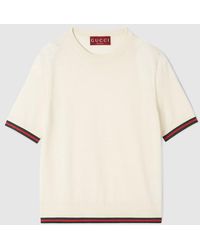 Gucci - Extra Fine Cashmere Silk Top - Lyst