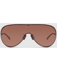 Gucci - Mask Frame Sunglasses - Lyst