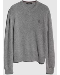 Gucci - Knit Cashmere Sweater With Embroidery - Lyst