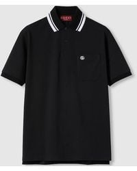 Gucci - Cotton Polo Shirt - Lyst