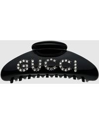 Gucci - '' Hair Clip With Crystals - Lyst