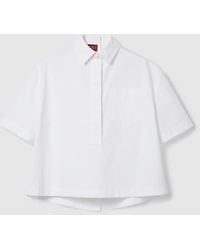 Gucci - Chemise En Popeline De Coton En Relief, Taille - Lyst