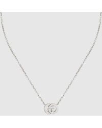 Gucci - Collier À Pendentif Interlocking - Lyst