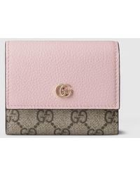Gucci - Bi-Colour Gg Marmont Mini Wallet - Lyst