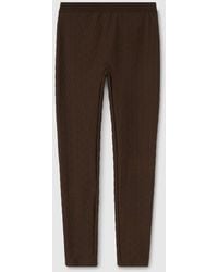 Gucci - Gg Jersey Jacquard Leggings - Lyst