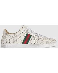 Gucci - Stretch Low-Top Sneaker, Leather - Lyst