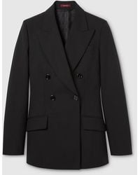Gucci - Double-Breasted Light Wool Jacket - Lyst
