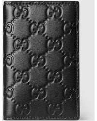 Gucci - Gg Emblem Card Case - Lyst