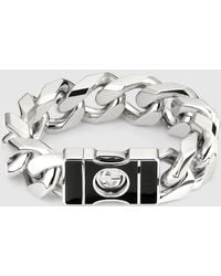 Gucci - Interlocking Chain Bracelet With Buckle - Lyst