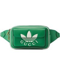 Gucci Sac ceinture à motif Trefoil adidas x - Vert