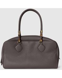 Gucci - Large Boston Bag With Bamboo - Lyst