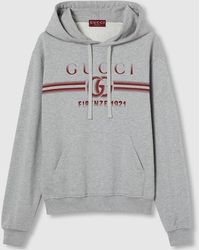 Gucci - Sweat-shirt À Capuche En Jersey De Coton - Lyst