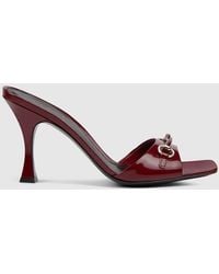 Gucci - Slide Sandal With Horsebit, Size 35 It - Lyst