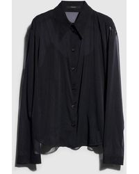 Gucci - Silk Stretch Chiffon Shirt - Lyst