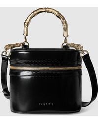 Gucci - Mini Vanity Bag With Bamboo Handle - Lyst