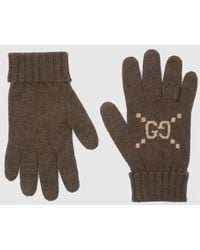 Gucci - Gg Cashmere Gloves - Lyst