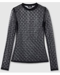 Gucci - Gg Stretch Lace T-Shirt, Ready-To-Wear - Lyst