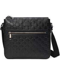 black gucci side bag