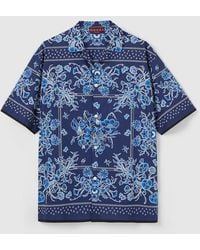 Gucci - Printed Cotton Poplin Bowling Shirt - Lyst