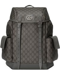 Gucci Ophidia GG Medium Backpack - Grey