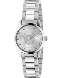 Gucci - Ya126595 G-timeless Stainless Steel Watch - Lyst