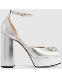 Gucci - Platform Pump With Double G - Lyst