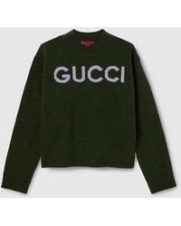 Gucci - Wool Top With Intarsia - Lyst