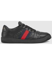 Gucci - Screener Sneaker, Leather - Lyst