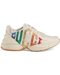 Gucci Rhyton Sneakers for Women - Up to 21% off | Lyst