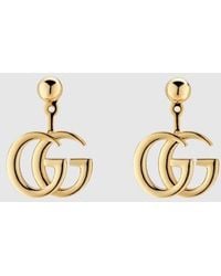 Gucci - Gg Marmont Drop Earrings - Lyst