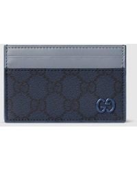 Gucci - Dusty Trim Gg Card Case, Gg Canvas - Lyst