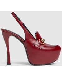 Gucci - Slingbacks À Platforme Avec Détail Mors Pour Femme, Taille - Lyst