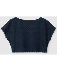 Gucci - Double G Flower Lace Top - Lyst