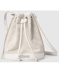 Gucci - Mini Borsa A Secchiello Con Targhetta - Lyst
