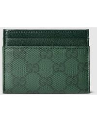 Gucci - Essence Classic Card Case, Original Gg Fabric - Lyst