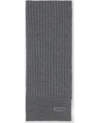Gucci - Knit Wool Scarf With Logo, Wool - Lyst