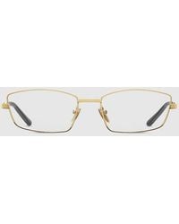 Gucci - Rectangular Optical Frame - Lyst